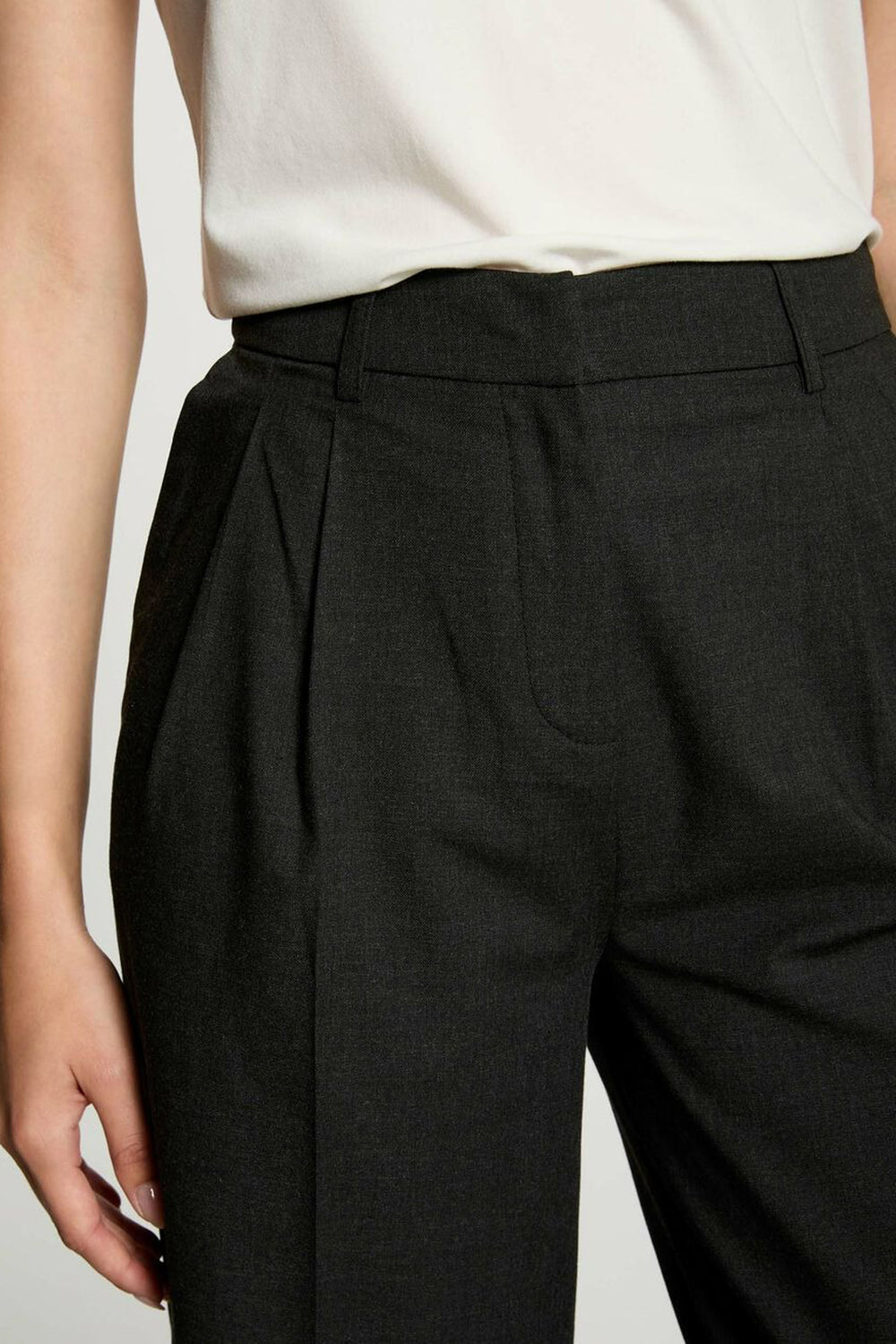 Pantalon coloré Gris - Morgan de Toi