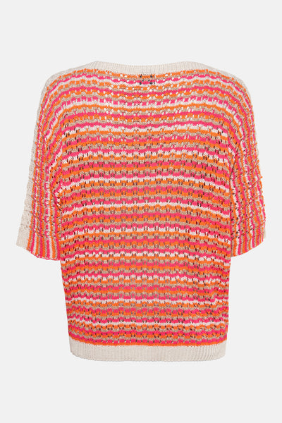Pull col rond Multicolore - Terra di Siena