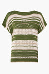 Pull col rond Vert - Terra di Siena