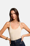Singlet Wit - Morgan de Toi