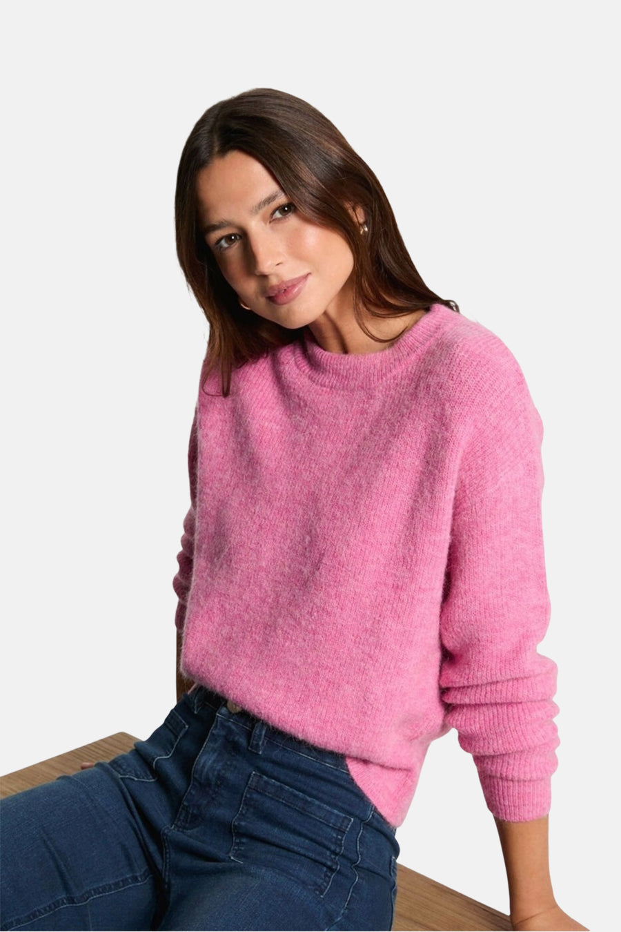 Pull col rond Rose - Morgan de Toi