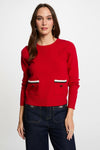 Pull col rond Rouge - Morgan de Toi