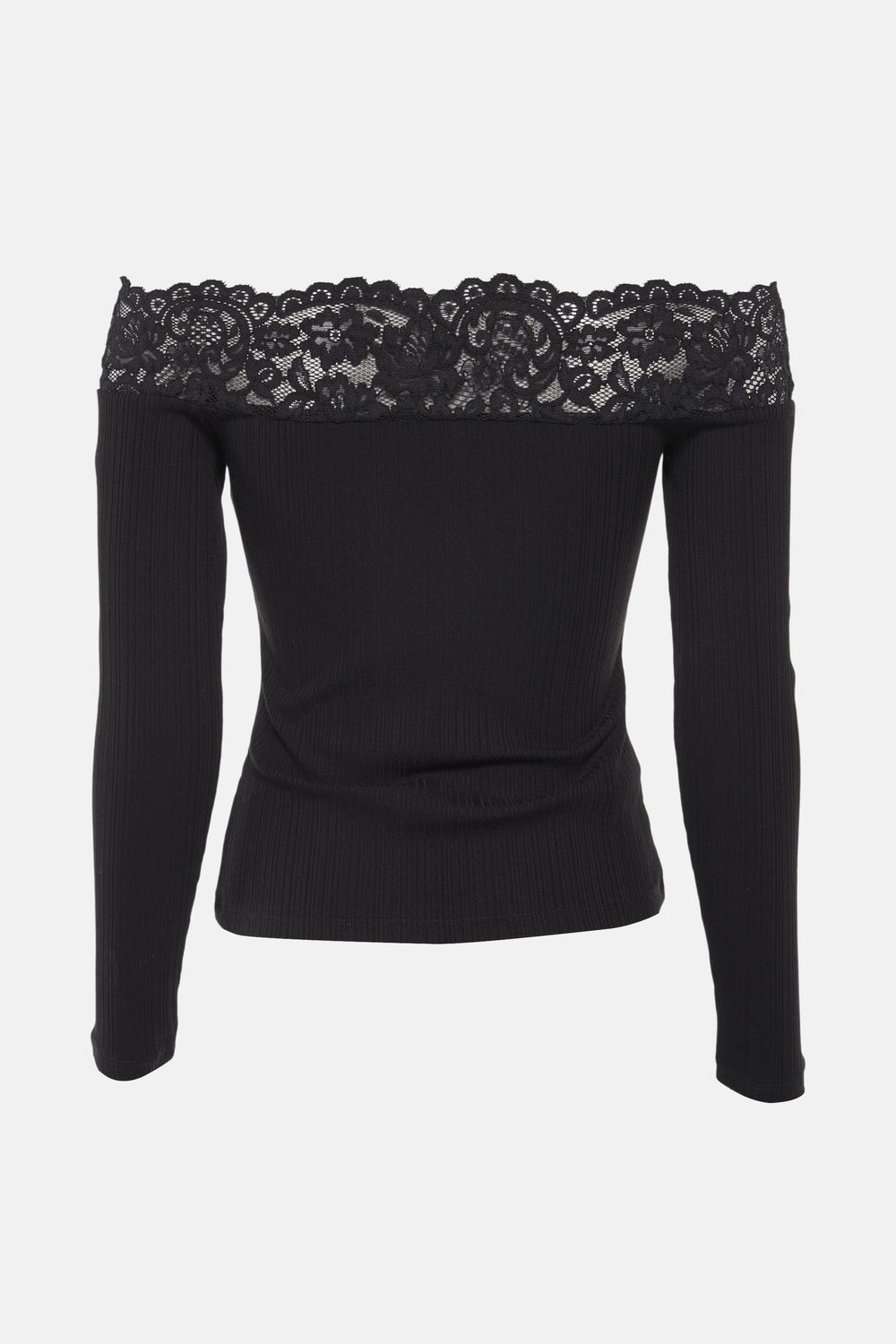 Top uni manches longues Noir - Morgan de Toi
