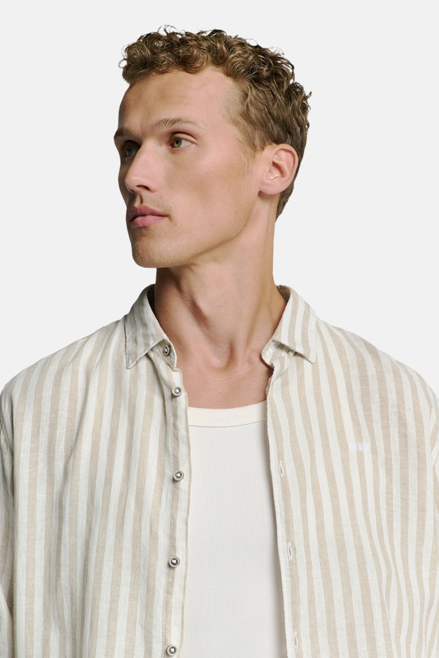 Chemise (manches longues) Beige - NO EXCESS