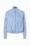 Blouse (lange mouwen) Blauw - More & More