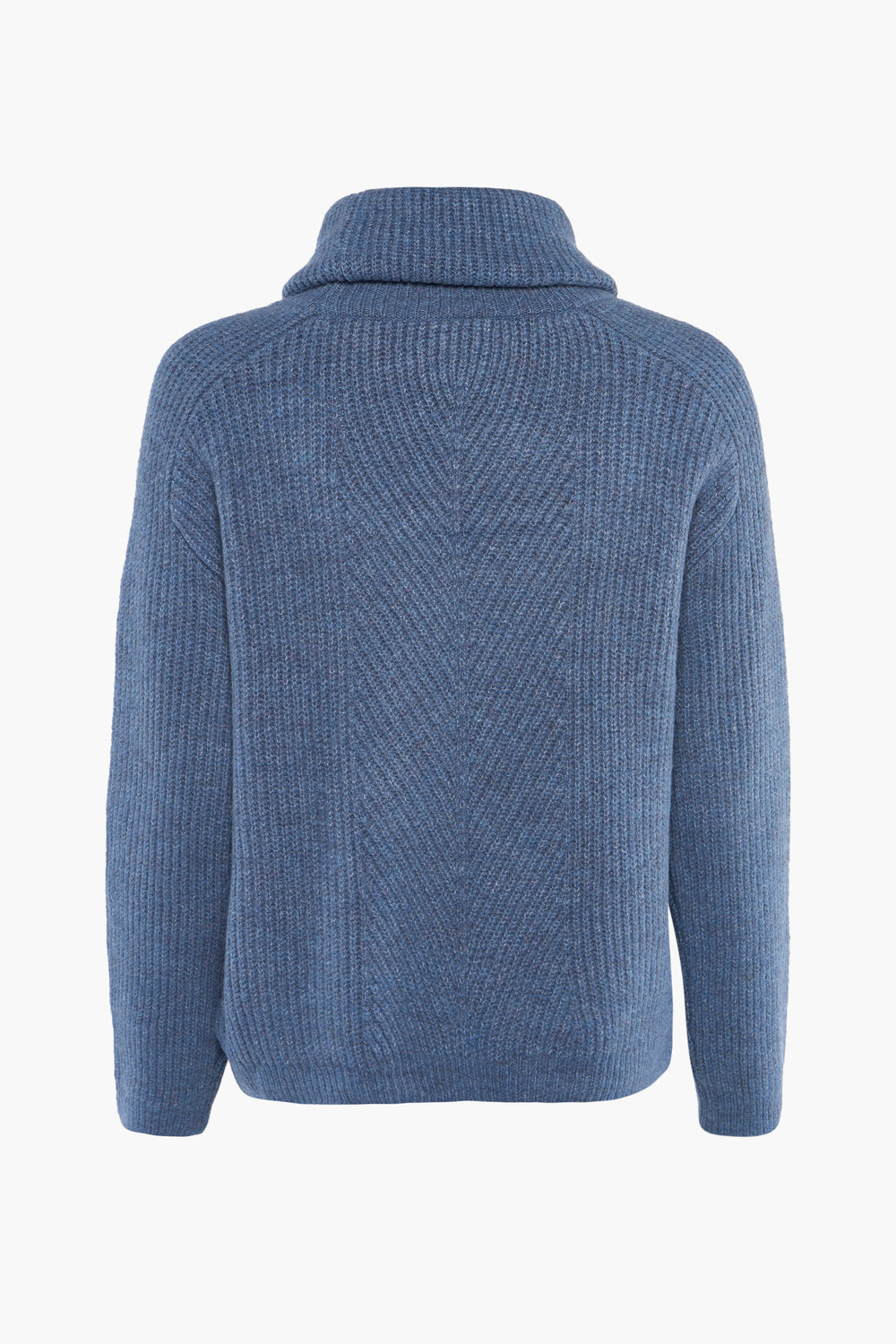 Pull col montant Bleu - More & More