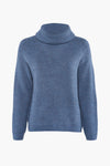 Pull col montant Bleu - More & More