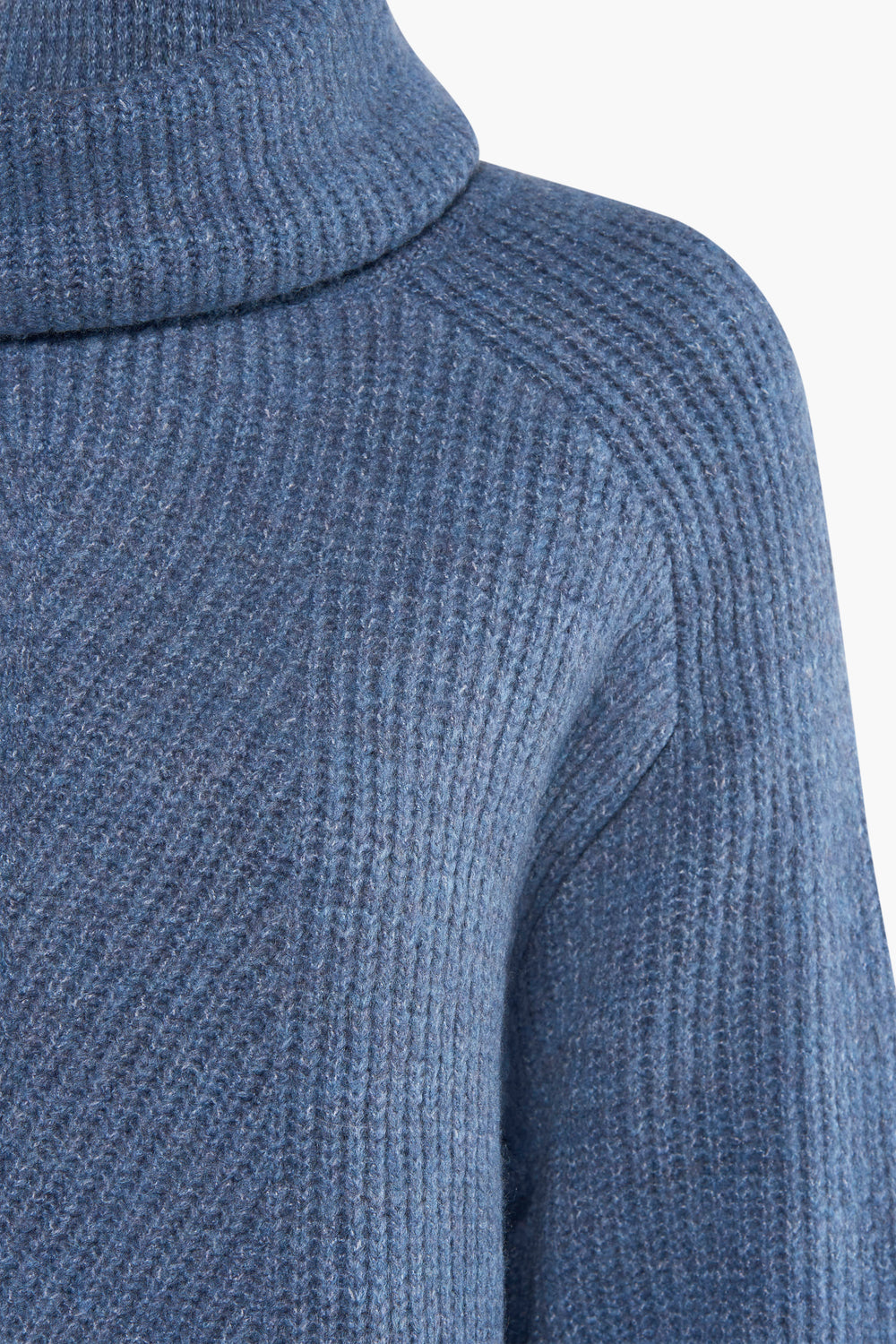 Pull col montant Bleu - More & More