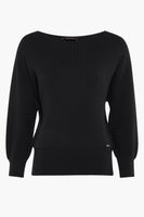 Pull col rond Noir - More & More
