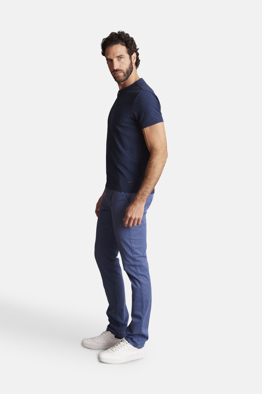 Heren tops T-shirt divers Bleu - Delahaye