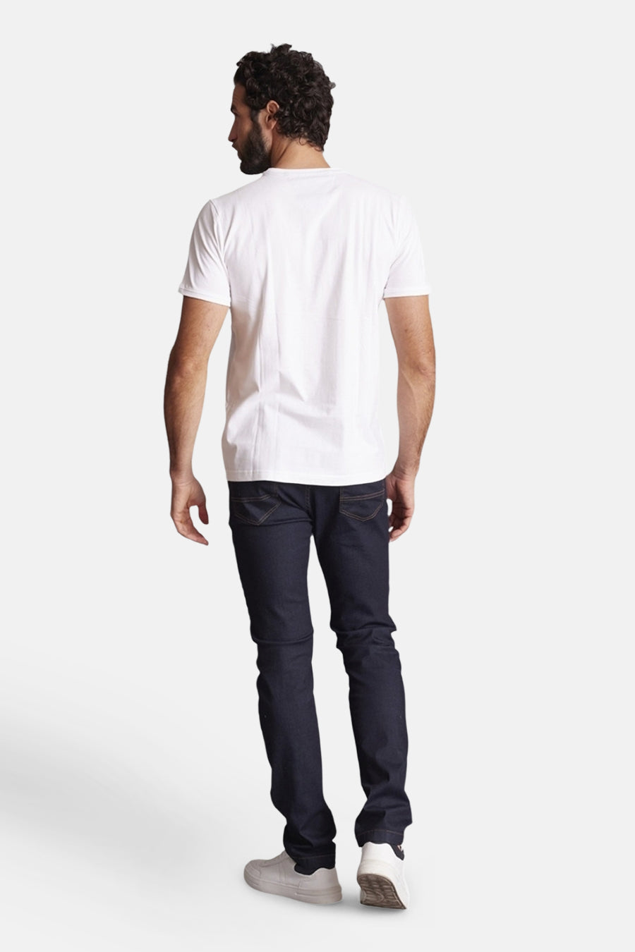Heren tops T-shirt divers Blanc - Delahaye