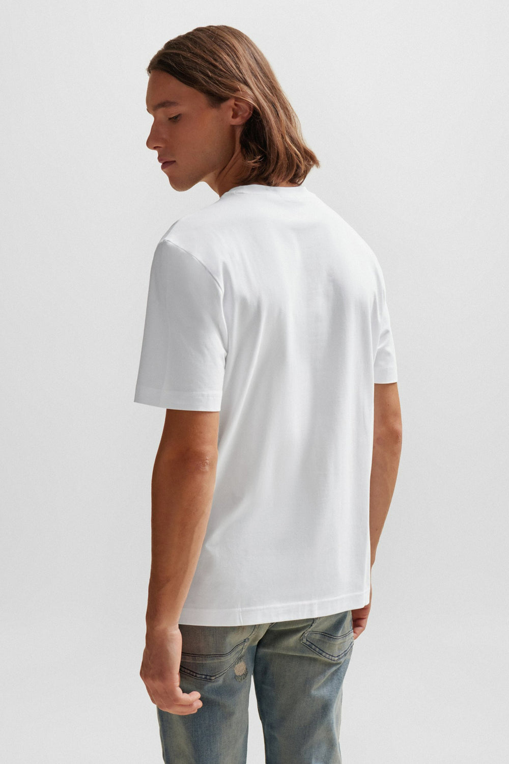 T-shirt (korte mouwen) Wit - BOSS ORANGE