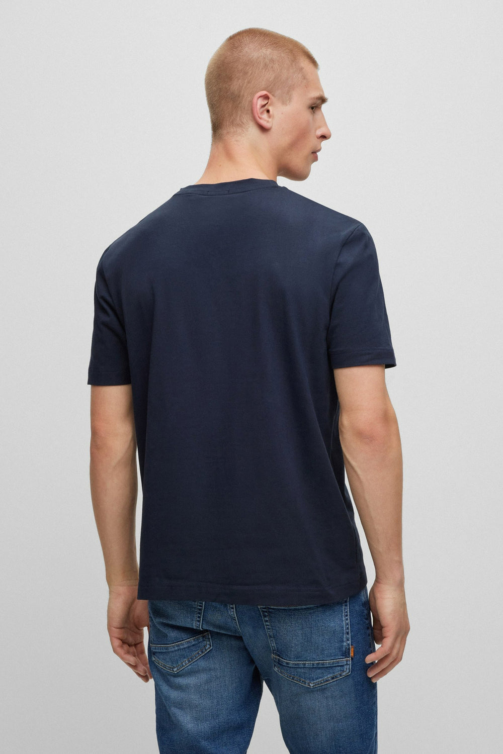 T-shirt (korte mouwen) Blauw - BOSS ORANGE
