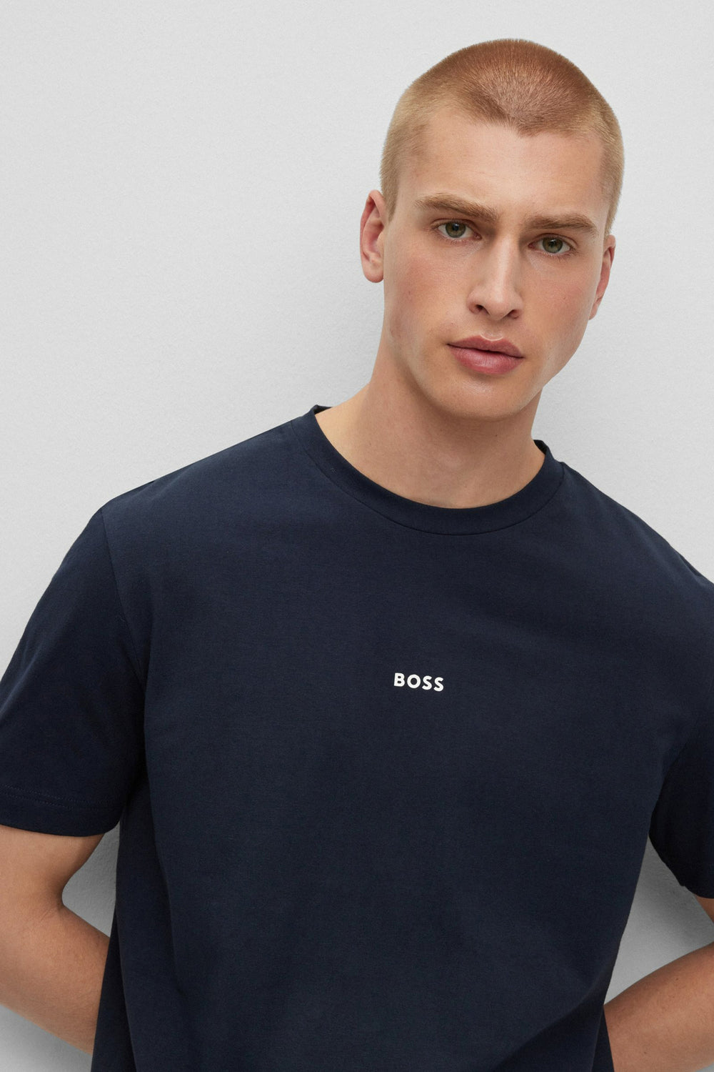 T-shirt (korte mouwen) Blauw - BOSS ORANGE