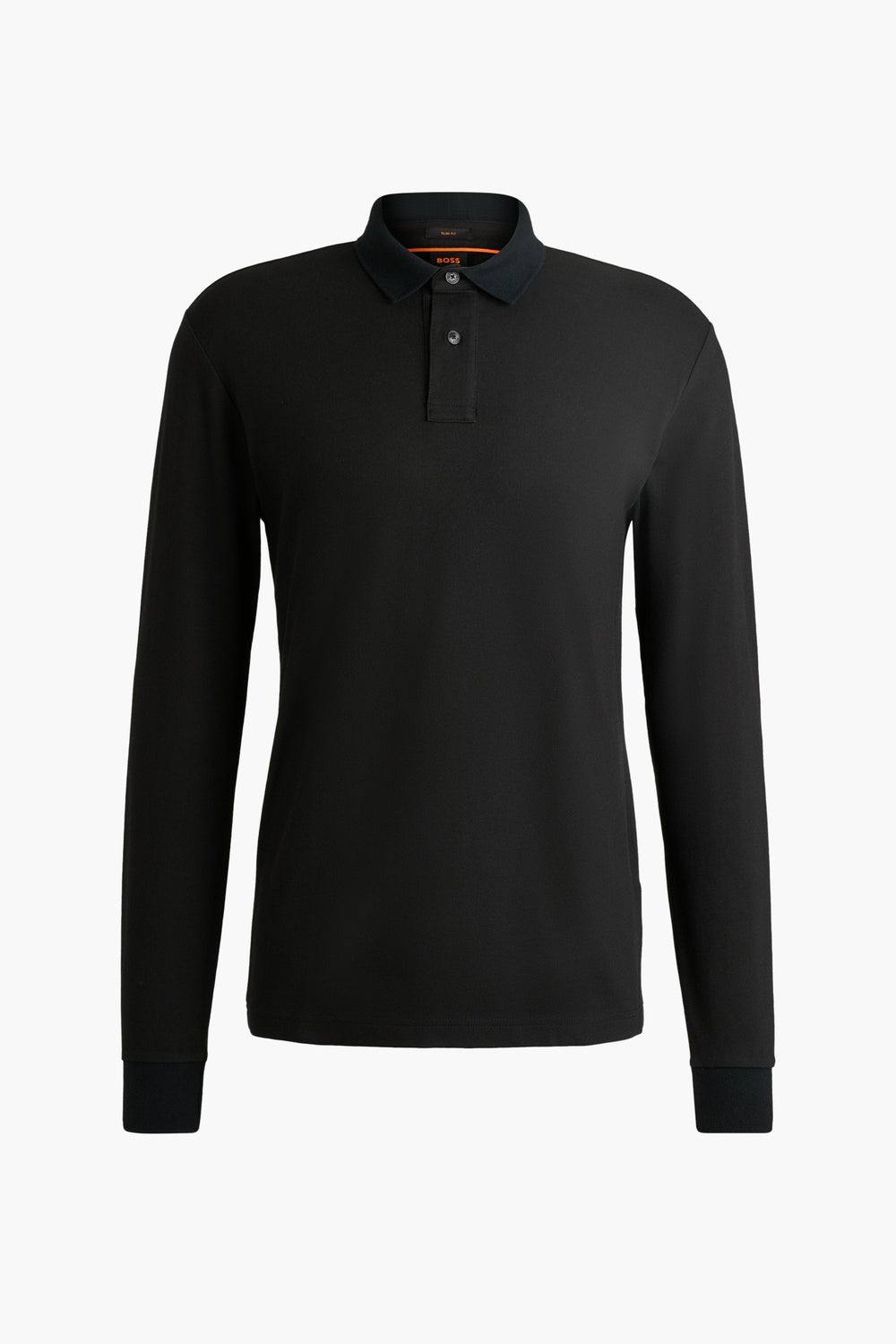 Polo Zwart - BOSS ORANGE