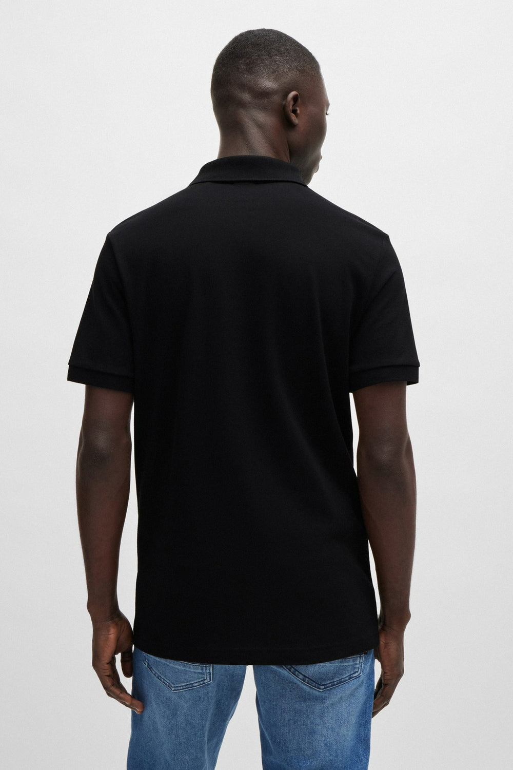 Heren tops polo korte mouw Zwart - BOSS ORANGE