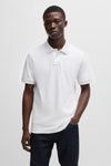 Heren tops polo korte mouw Wit - BOSS ORANGE