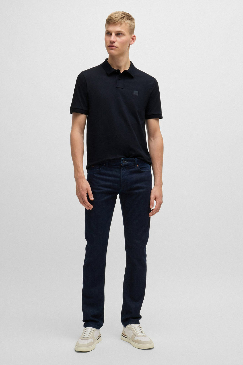 Polo Blauw - BOSS ORANGE