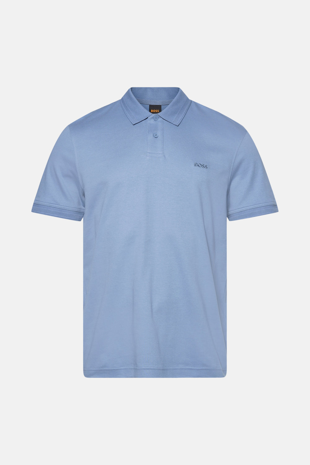 Heren tops polo korte mouw Bleu - BOSS ORANGE