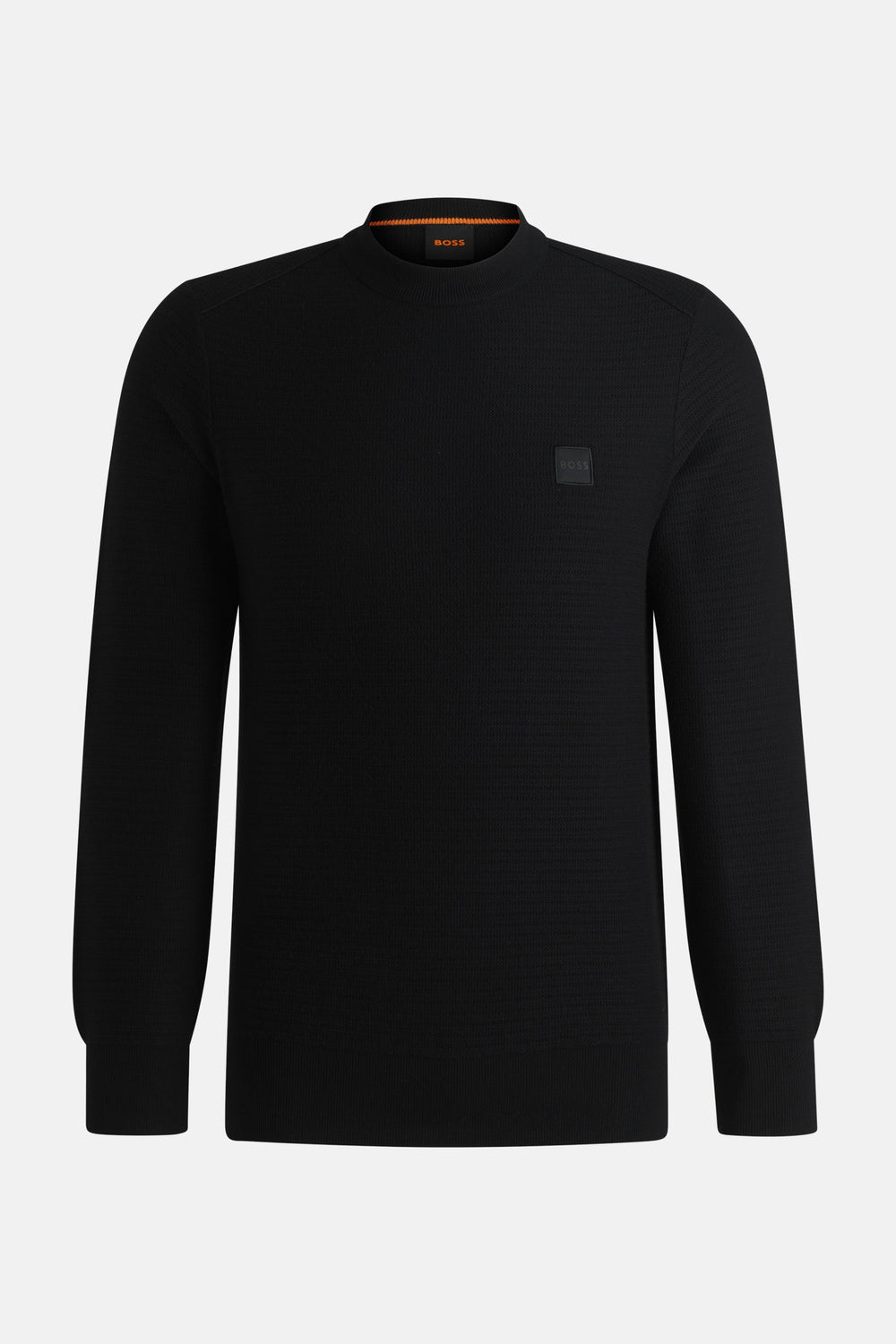 Trui met ronde hals Zwart - BOSS ORANGE