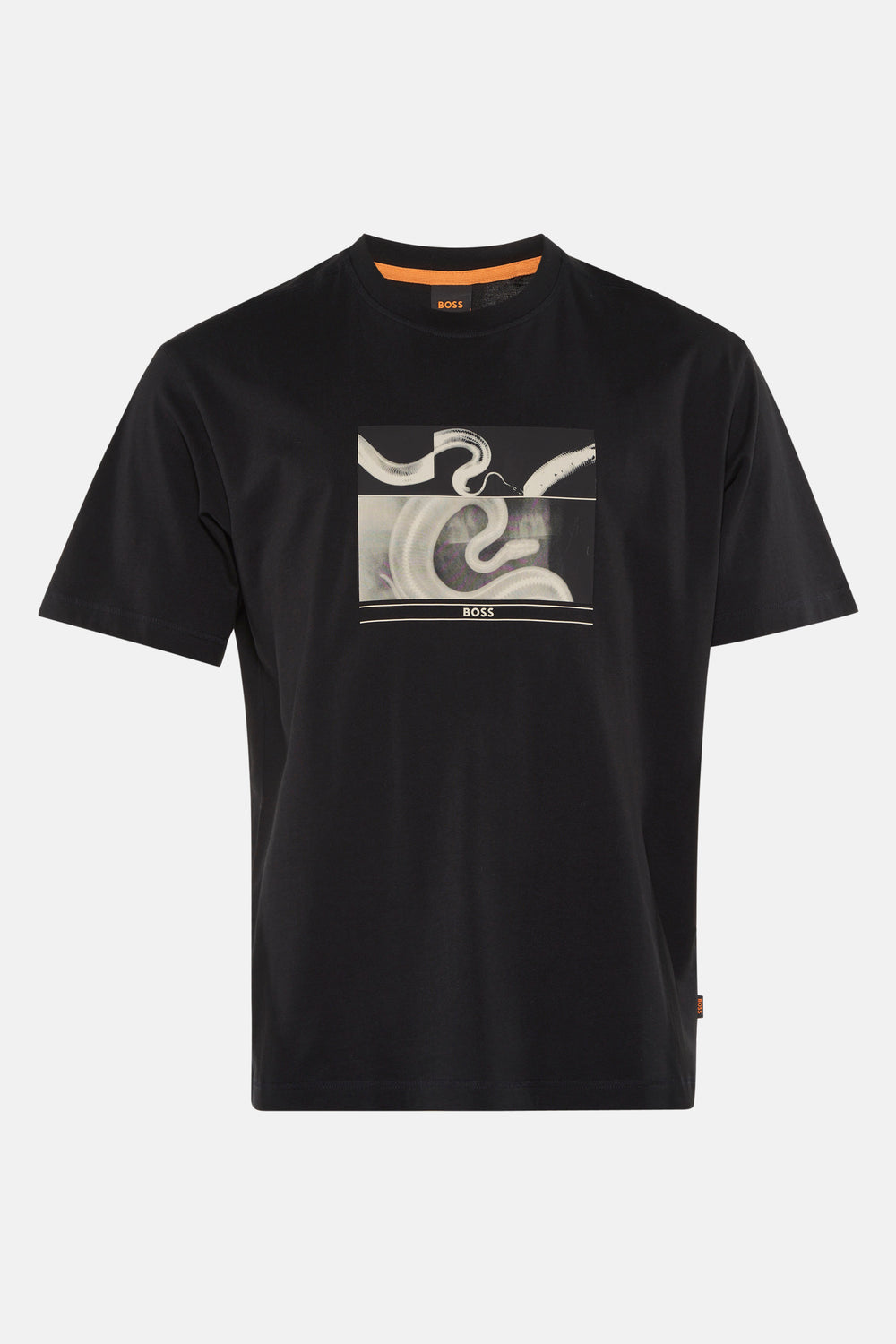 T-shirt (korte mouwen) Zwart - BOSS ORANGE