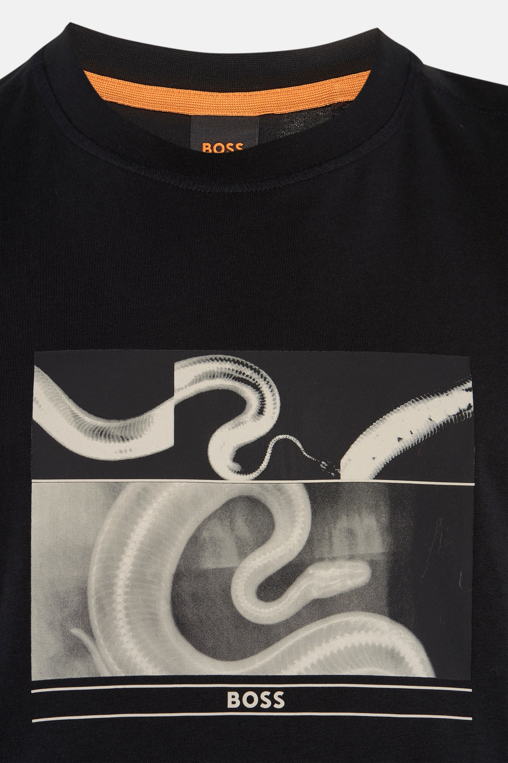 T-shirt (korte mouwen) Zwart - BOSS ORANGE
