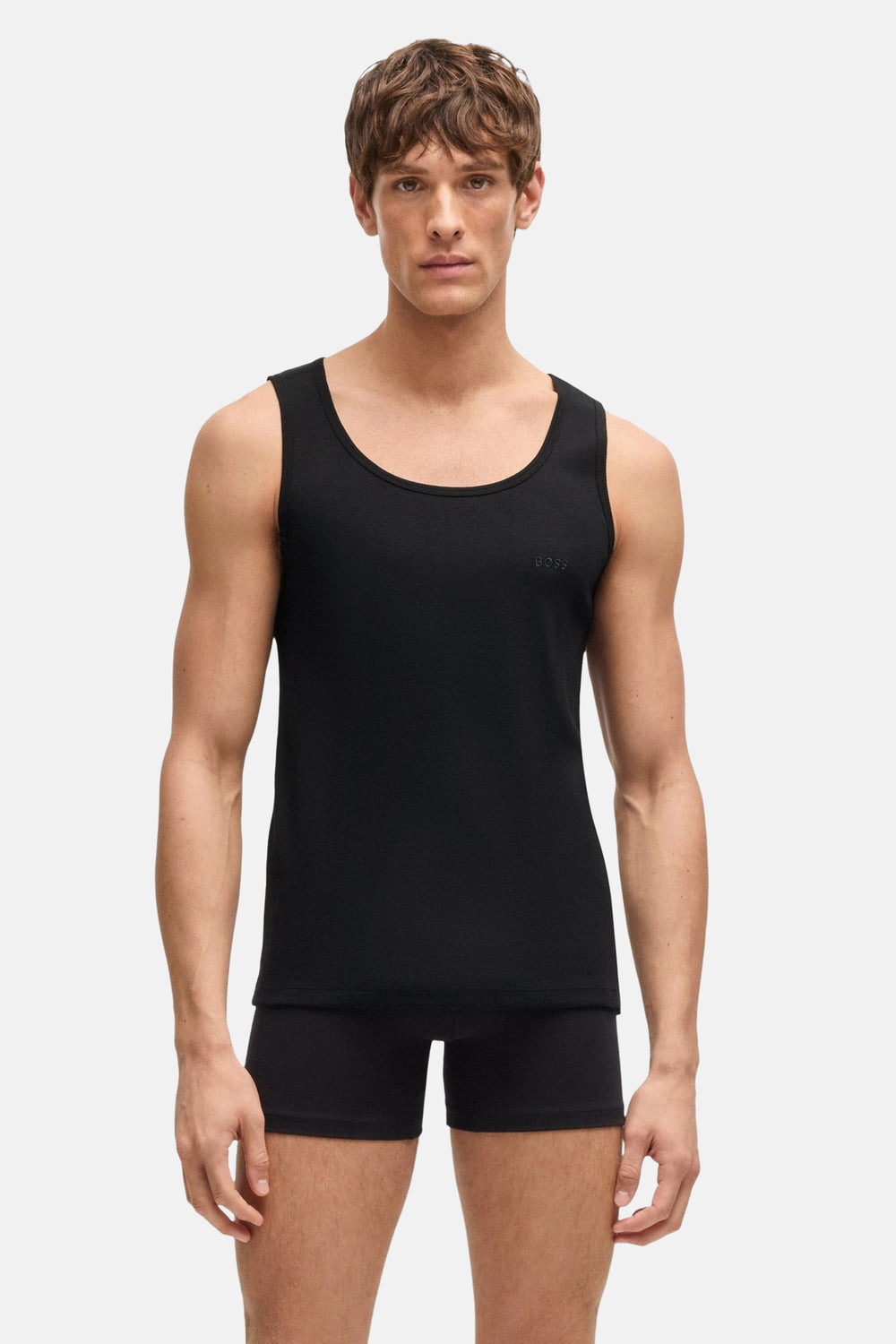 T-shirt (korte mouwen) Zwart - BOSS ORANGE
