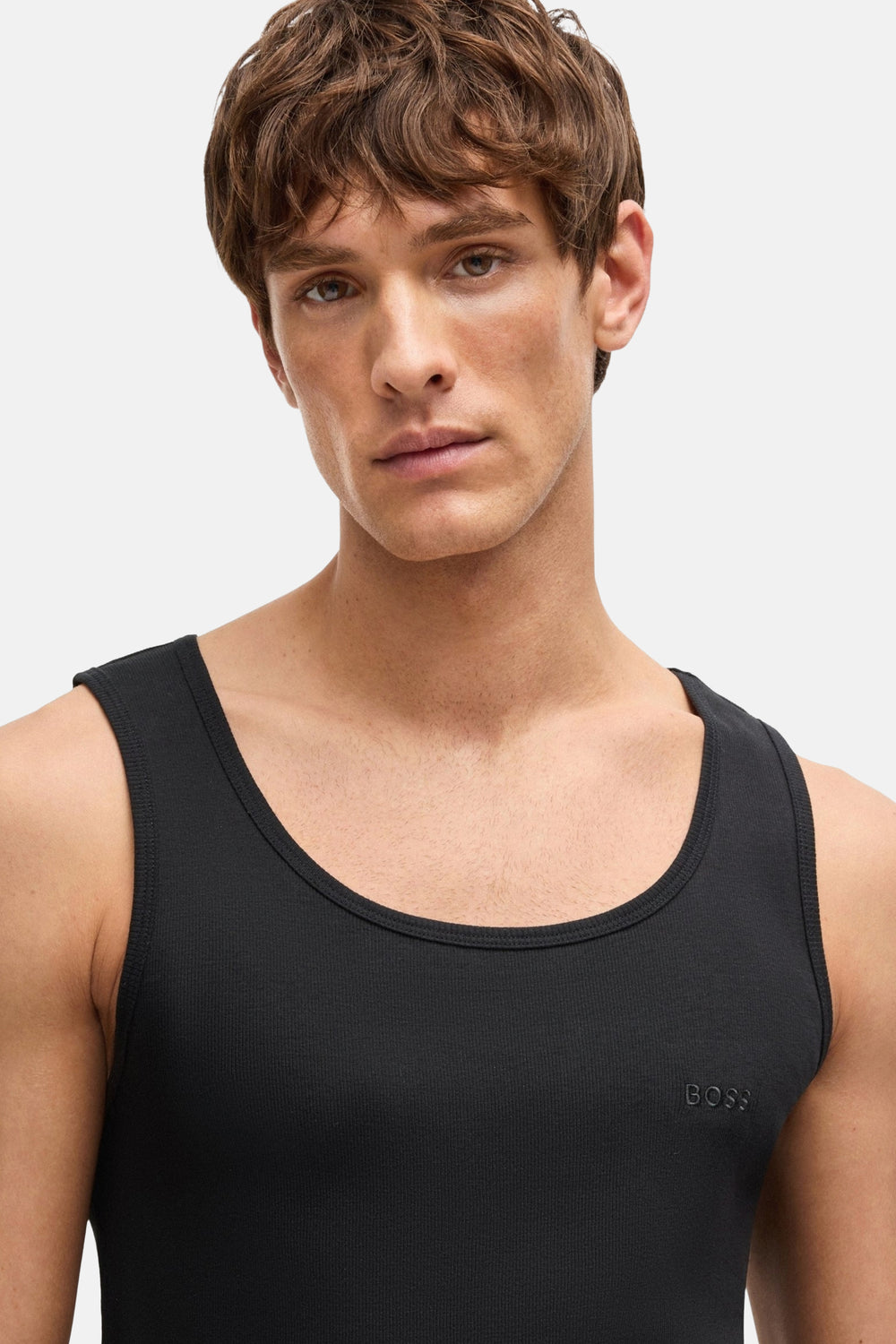 T-shirt (korte mouwen) Zwart - BOSS ORANGE