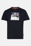 T-shirt (korte mouwen) Blauw - BOSS ORANGE