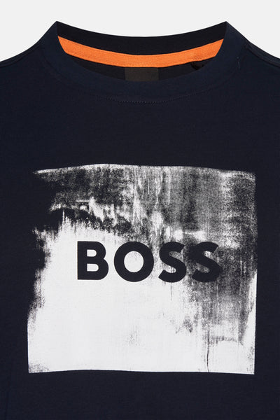 T-shirt (korte mouwen) Blauw - BOSS ORANGE