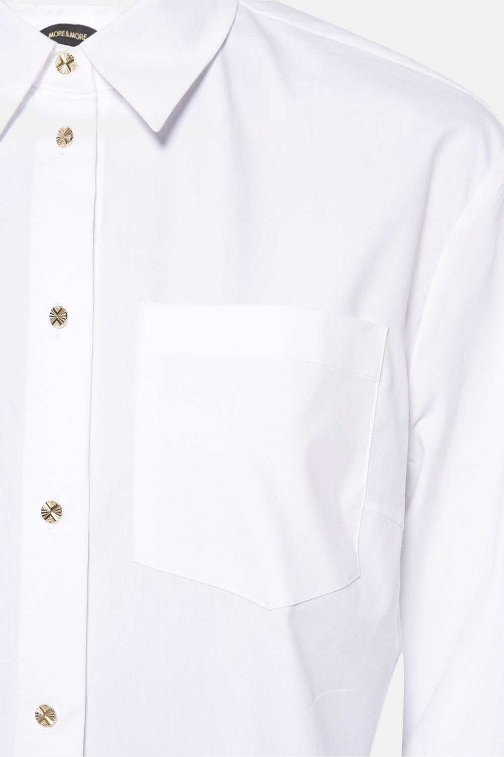 Chemisier (manches longues) Blanc - MORE & MORE
