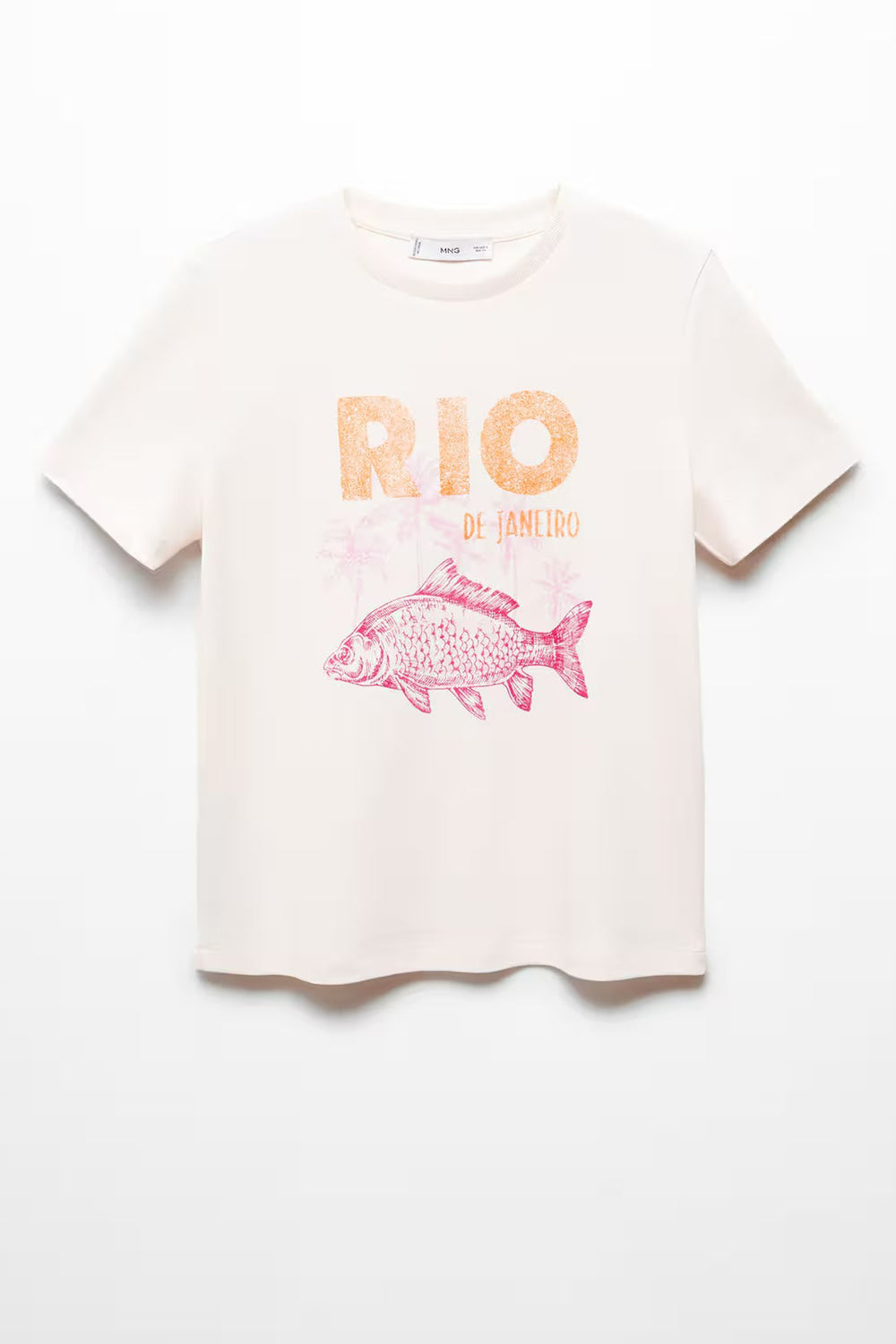 T-shirt (manches courtes) Orange - MANGO