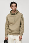 Sweater met kap Bruin - MANGO