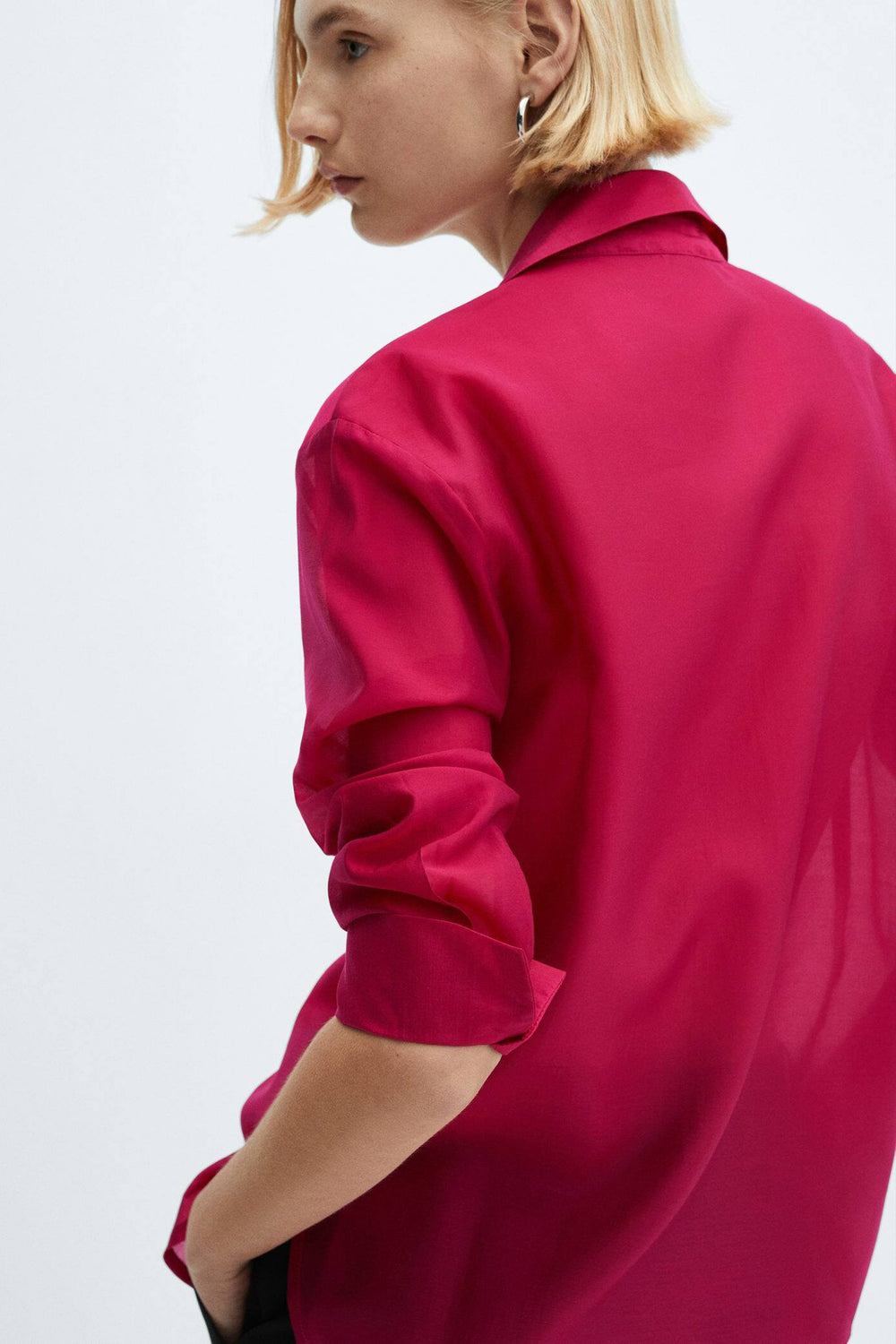 Chemisier (manches longues) Rouge - MANGO