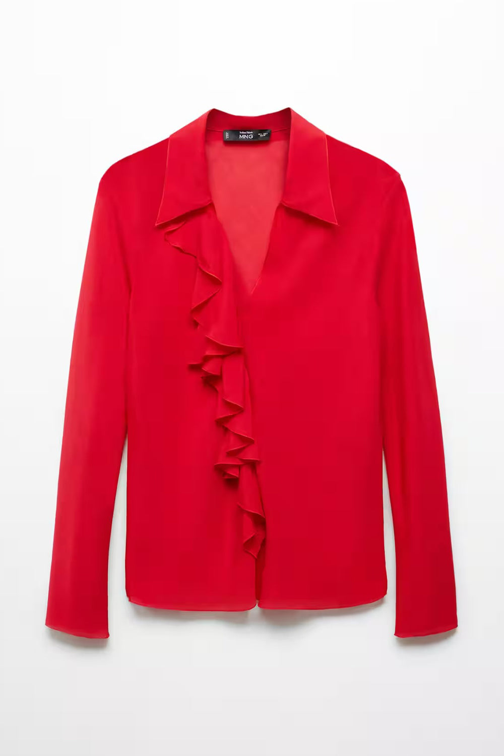 Chemisier (manches courtes) Rouge - MANGO