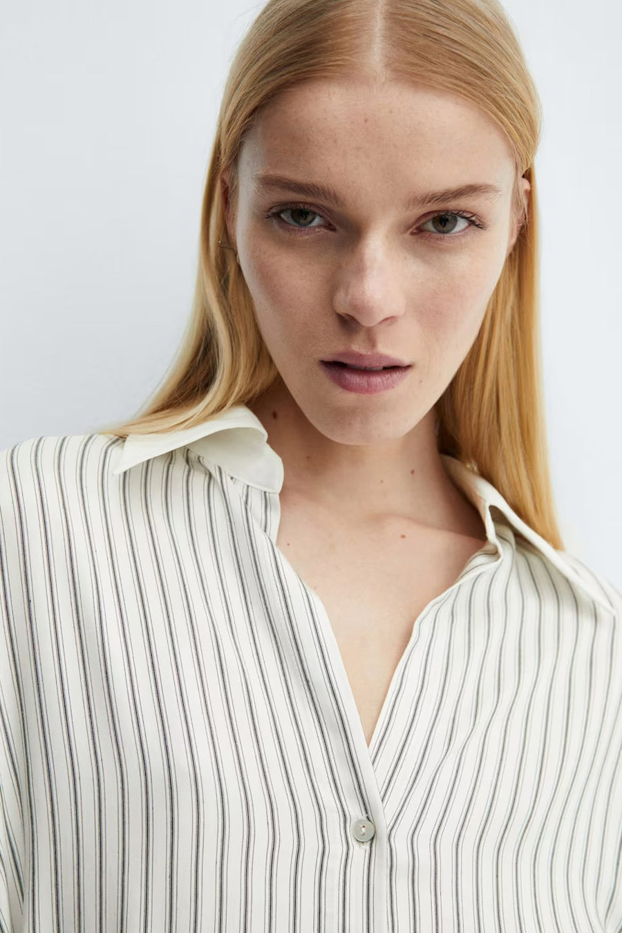 Chemisier (manches longues) Beige - MANGO