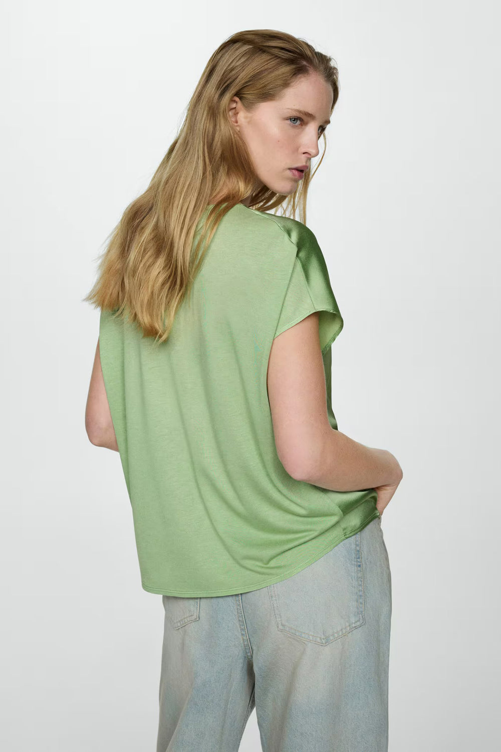 T-shirt (manches courtes) Vert - MANGO