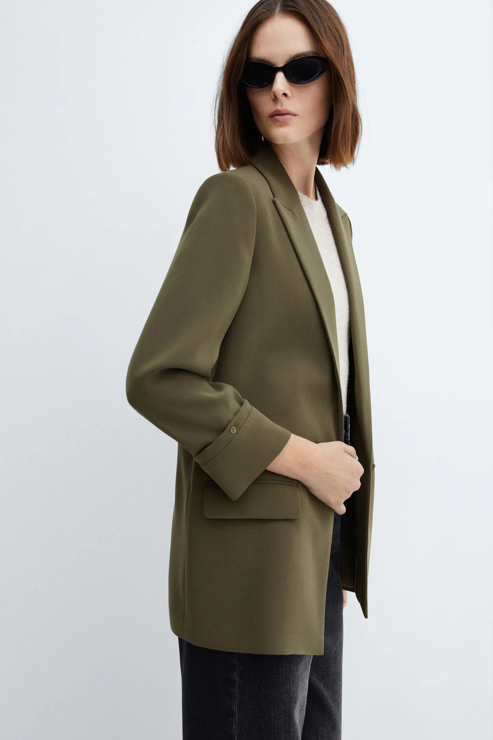 Blazer Groen - MANGO
