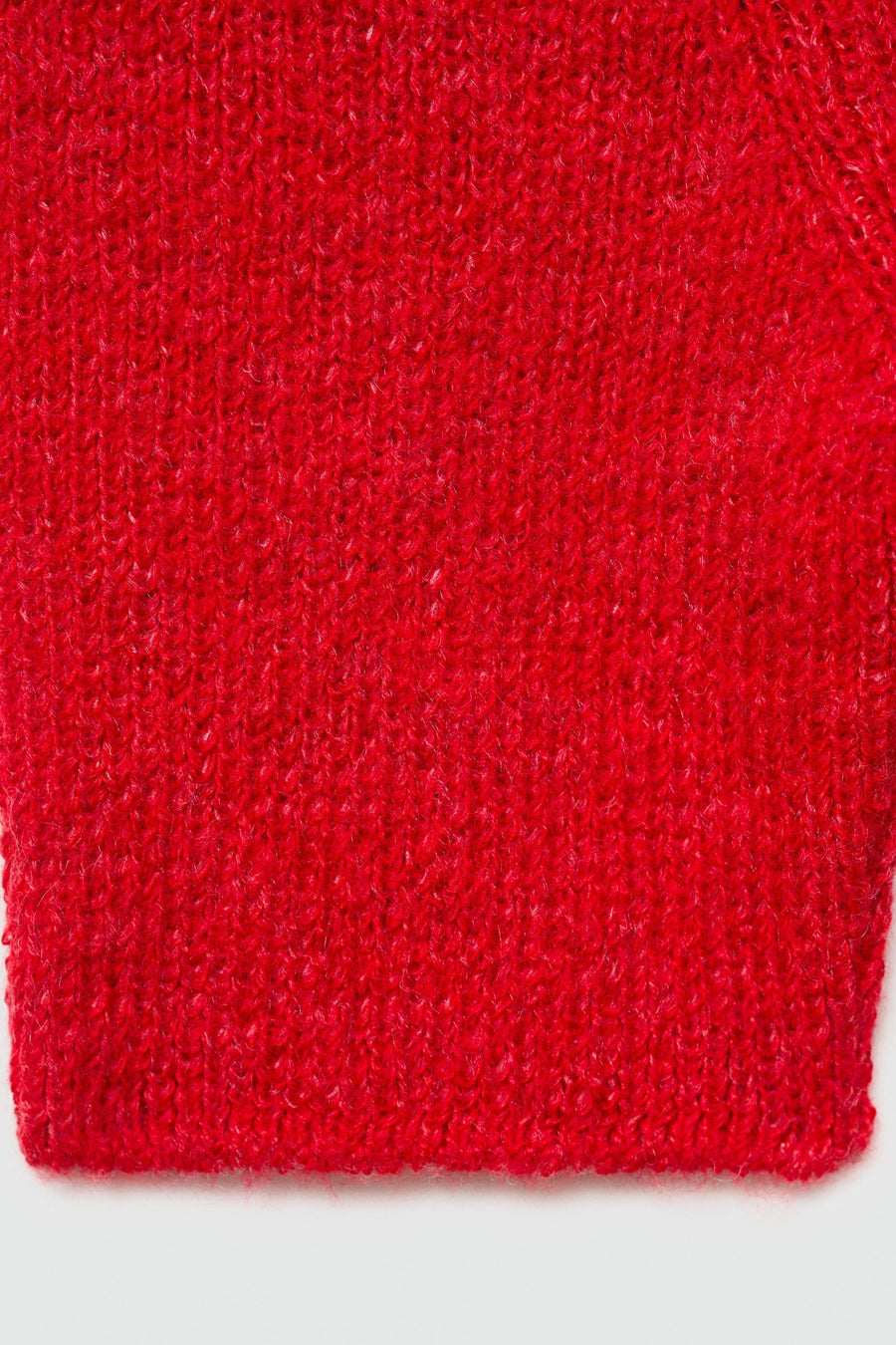 Pull col rond Rouge - MANGO