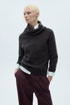 Pull col montant Noir - MANGO
