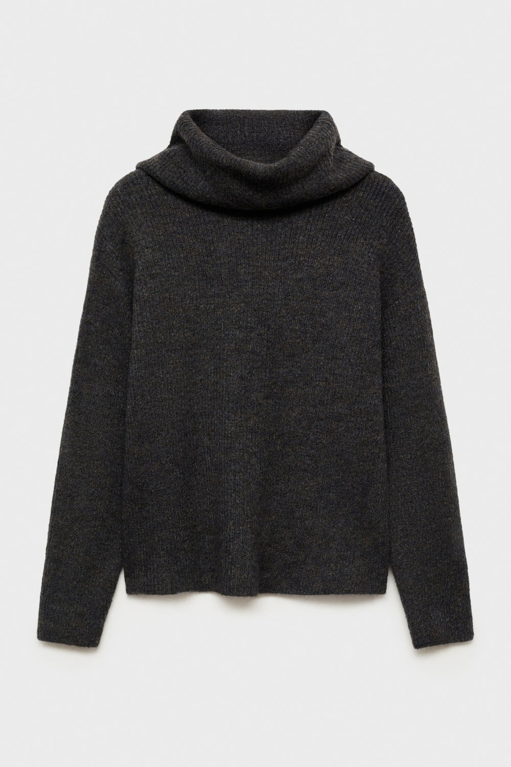 Pull col montant Noir - MANGO