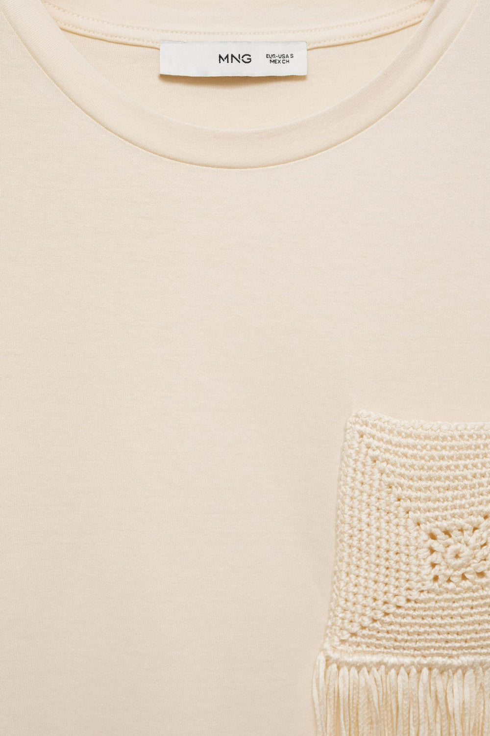 T-shirt (manches courtes) Beige - MANGO