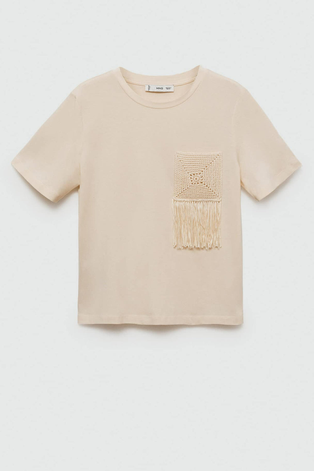 T-shirt (manches courtes) Beige - MANGO