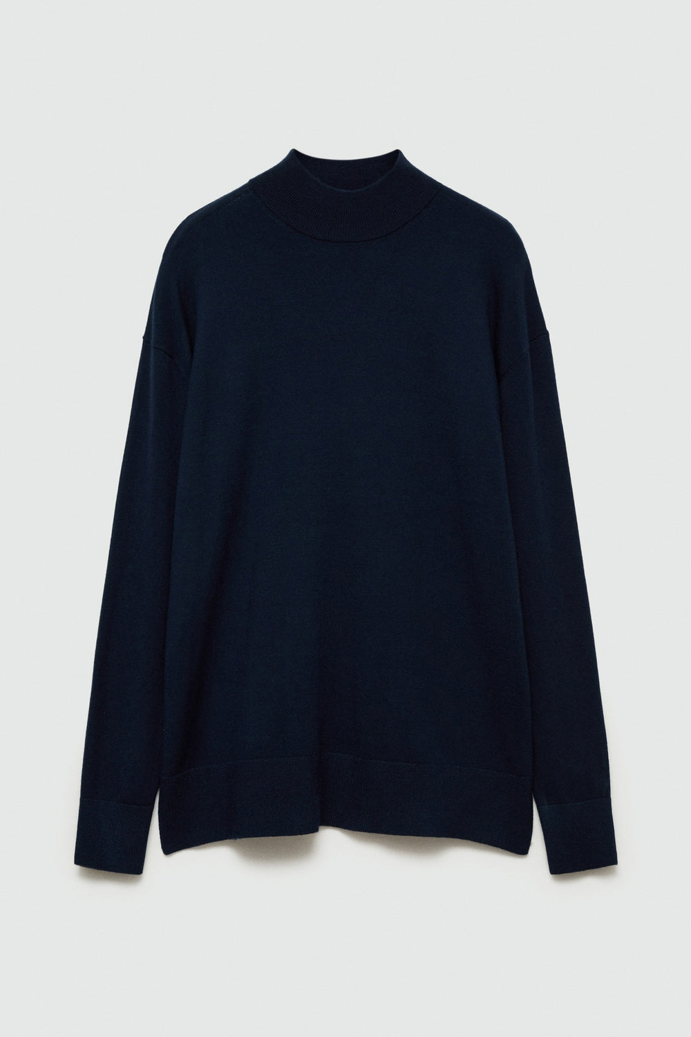 Pull col montant Bleu - MANGO