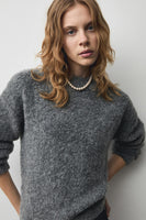 Pull col rond Noir - MANGO