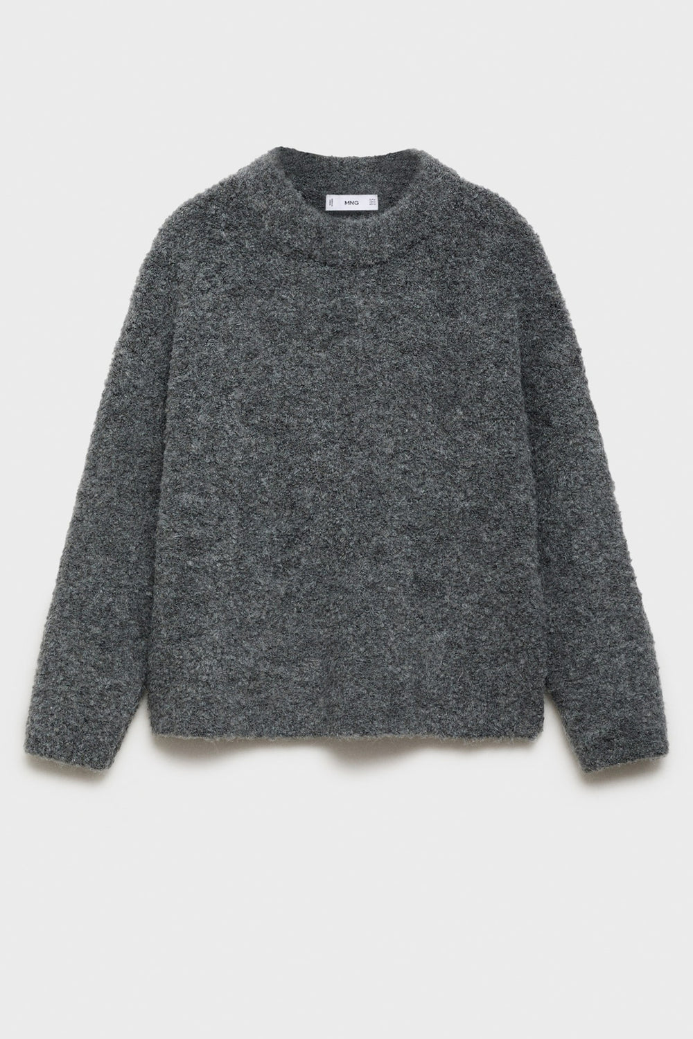 Pull col rond Noir - MANGO