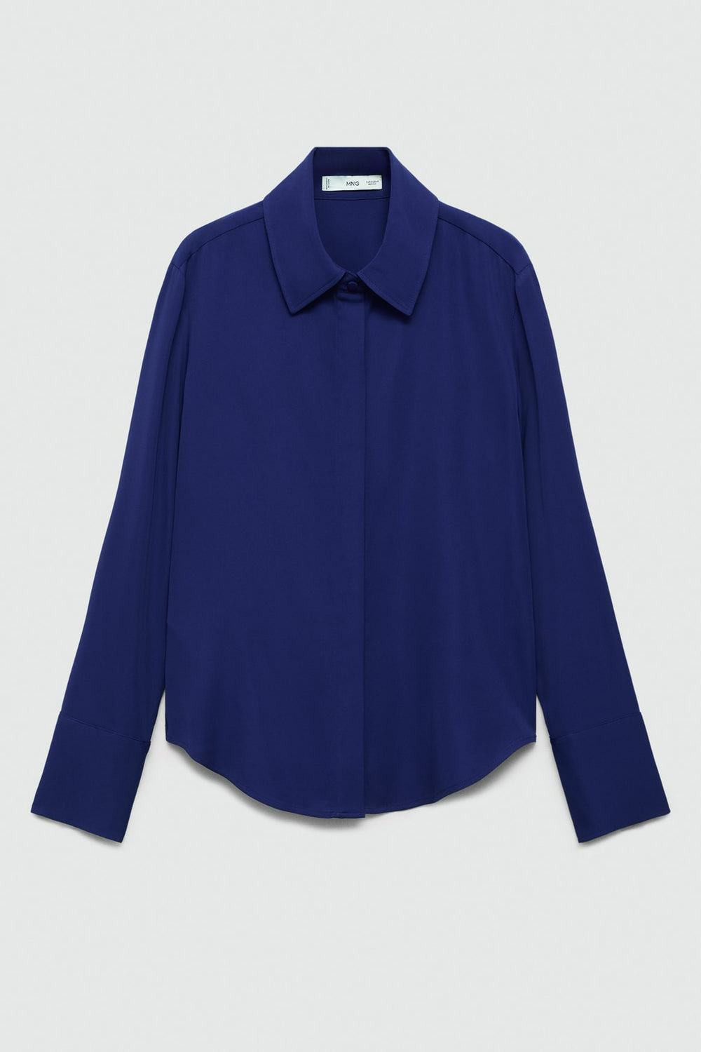 Chemisier (manches longues) Bleu - MANGO