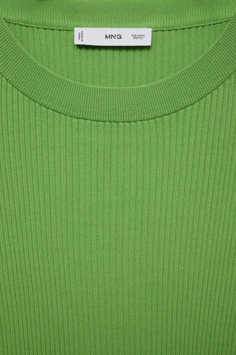 Pull col rond Vert - MANGO