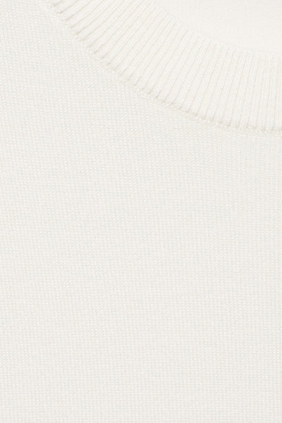 Pull col rond Écru - MANGO