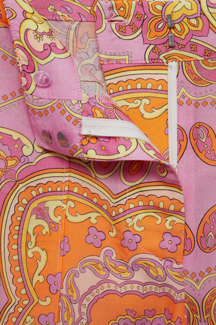 Pantalon coloré Rose - MANGO